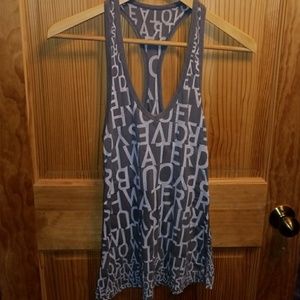 Lululemon burnout Racer back V neck tank